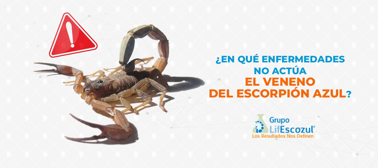 veneno del escorpión azul